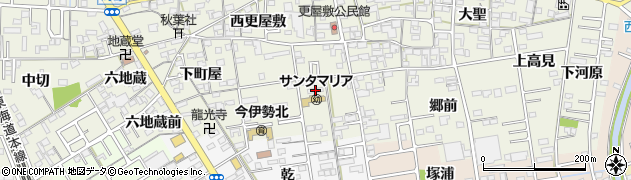 愛知県一宮市今伊勢町馬寄桑屋敷34周辺の地図