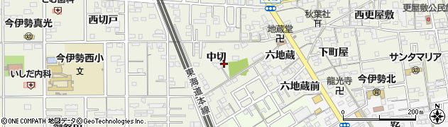 愛知県一宮市今伊勢町馬寄（中切）周辺の地図