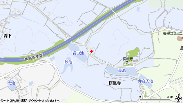 〒623-0232 京都府綾部市舘町の地図