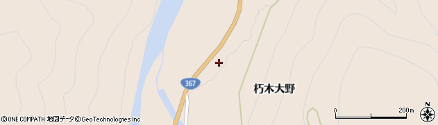 滋賀県高島市朽木大野164周辺の地図