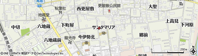 愛知県一宮市今伊勢町馬寄桑屋敷周辺の地図