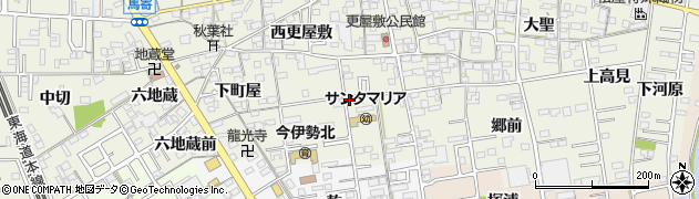 愛知県一宮市今伊勢町馬寄（桑屋敷）周辺の地図