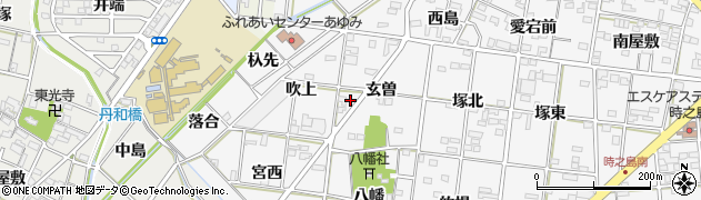 愛知県一宮市時之島玄曽28周辺の地図