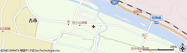 鳥取県西伯郡伯耆町荘111周辺の地図