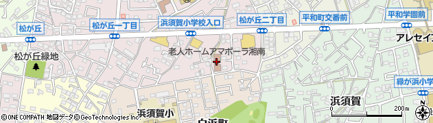 プルメリア湘南周辺の地図
