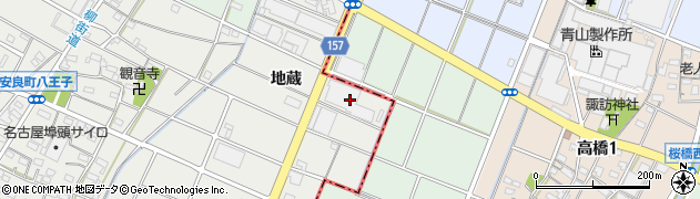 株式会社尾北　本社工場周辺の地図