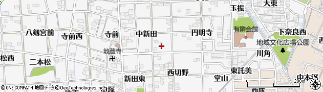 愛知県一宮市時之島中新田54周辺の地図
