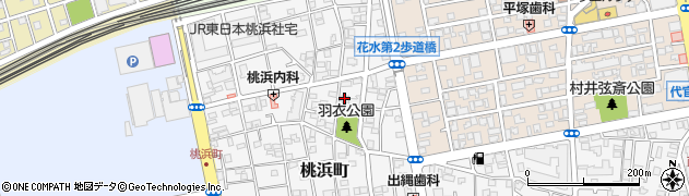 神奈川県平塚市桃浜町13-23周辺の地図