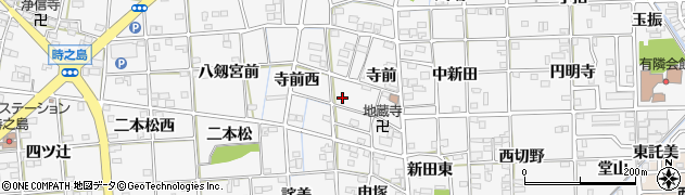 愛知県一宮市時之島周辺の地図