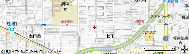 愛知県一宮市奥町七丁17周辺の地図