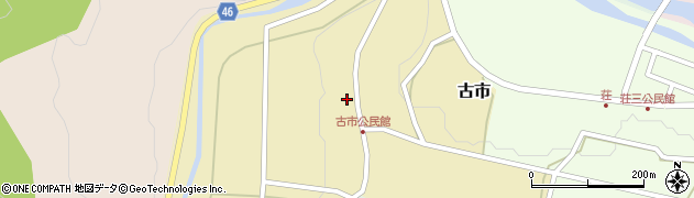 鳥取県西伯郡伯耆町古市452周辺の地図