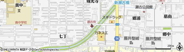愛知県一宮市奥町七丁50周辺の地図