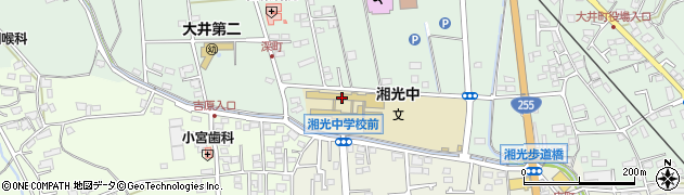 大井町立湘光中学校周辺の地図