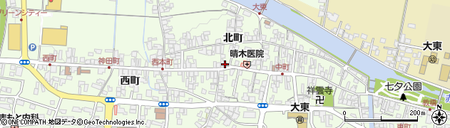 島根県雲南市大東町大東（西本町）周辺の地図
