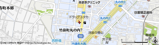 羽島茶屋新田線周辺の地図