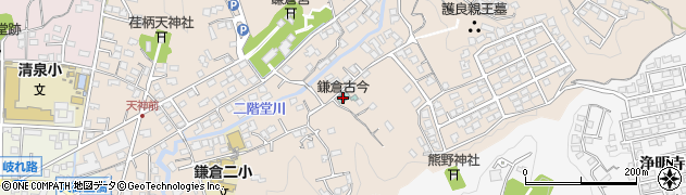 鎌倉古今周辺の地図