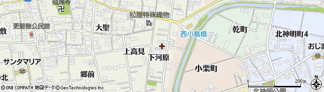 愛知県一宮市今伊勢町馬寄（下河原）周辺の地図