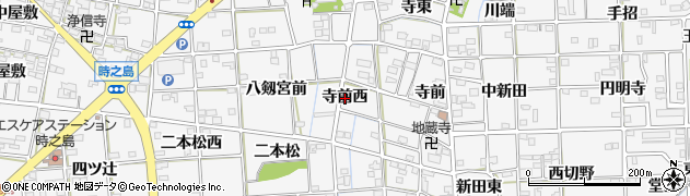 愛知県一宮市時之島（寺前西）周辺の地図