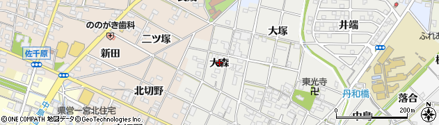 愛知県一宮市丹羽大森54周辺の地図