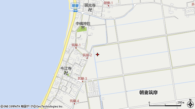 〒521-0001 滋賀県米原市朝妻筑摩の地図