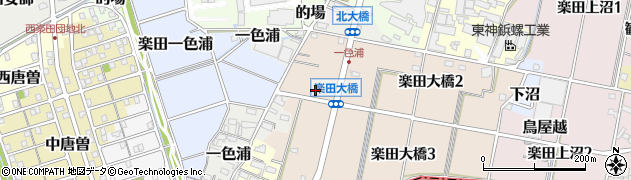 ファミリーマート犬山楽田大橋店周辺の地図