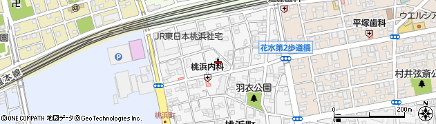 神奈川県平塚市桃浜町5周辺の地図