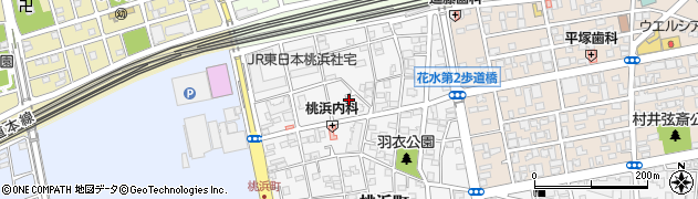 神奈川県平塚市桃浜町5-23周辺の地図