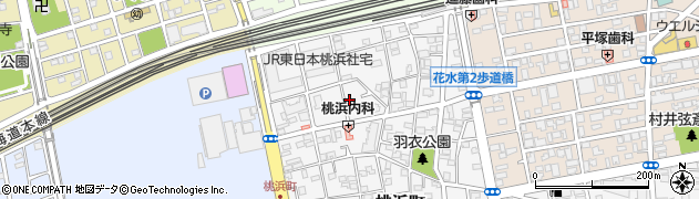 神奈川県平塚市桃浜町5-13周辺の地図