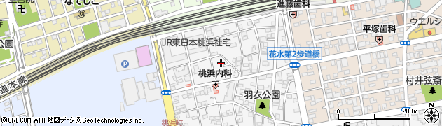 神奈川県平塚市桃浜町5-22周辺の地図