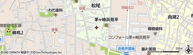 神奈川県茅ヶ崎市松尾6周辺の地図