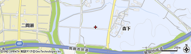 京都府綾部市舘町（岸ノ下）周辺の地図