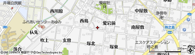 愛知県一宮市時之島愛宕前13周辺の地図