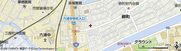 神奈川県横浜市金沢区柳町17周辺の地図