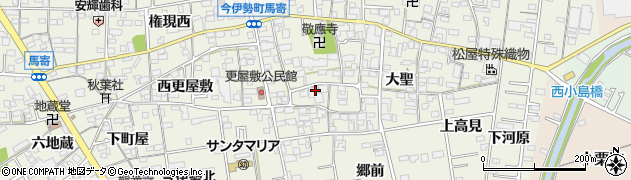 愛知県一宮市今伊勢町馬寄東更屋敷周辺の地図