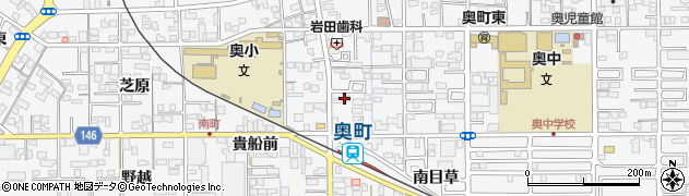 愛知県一宮市奥町（甚四前）周辺の地図