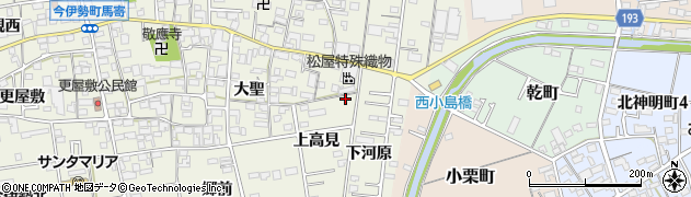 愛知県一宮市今伊勢町馬寄上高見43周辺の地図