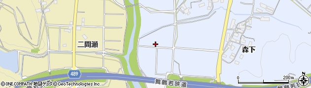 京都府綾部市舘町五反田周辺の地図