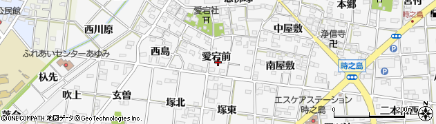 愛知県一宮市時之島愛宕前46周辺の地図