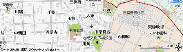 愛知県一宮市時之島（大東）周辺の地図