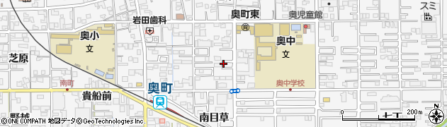 愛知県一宮市奥町（畑中）周辺の地図