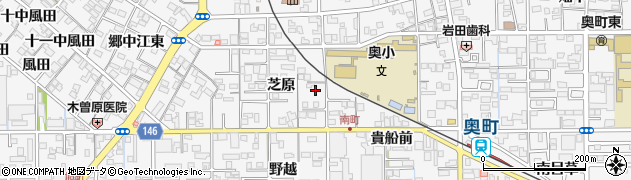愛知県一宮市奥町芝原53周辺の地図