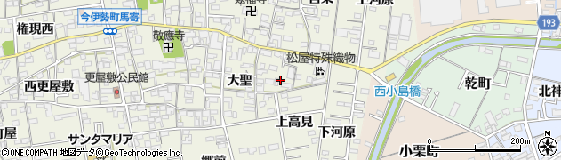 愛知県一宮市今伊勢町馬寄上高見37周辺の地図