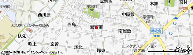 愛知県一宮市時之島愛宕前周辺の地図