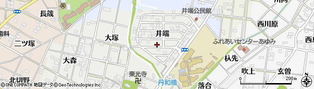 愛知県一宮市丹羽（井端）周辺の地図