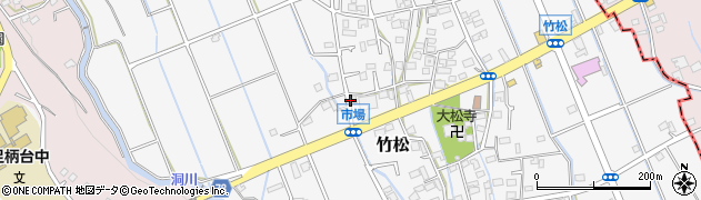 竹松周辺の地図