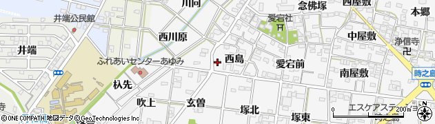 愛知県一宮市時之島西島44周辺の地図