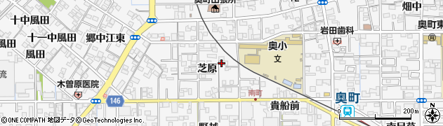 愛知県一宮市奥町芝原51周辺の地図