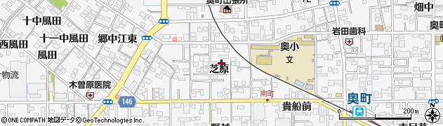 愛知県一宮市奥町芝原50周辺の地図