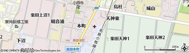 愛知県犬山市天神6周辺の地図