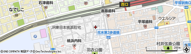 神奈川県平塚市桃浜町2周辺の地図